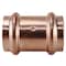 Copper Press By Tmg 1 in. x 1 in. Copper Press x Press Coupling with Dimple Stop XPRC1 - alternate 1